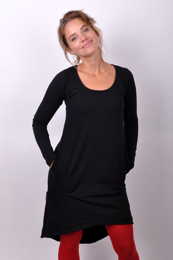 RoundiX dress BLACK/long sleeve
