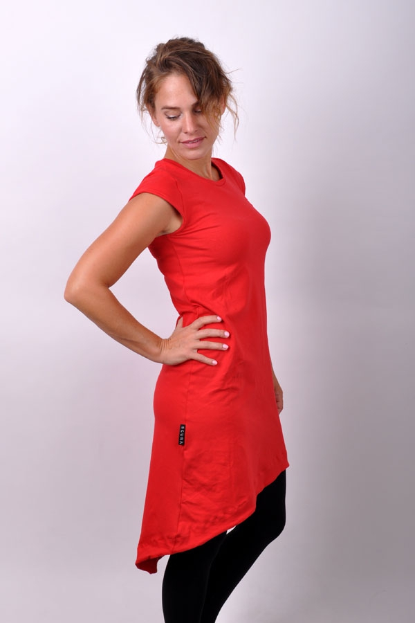 RoundiX dress red/short sleeve