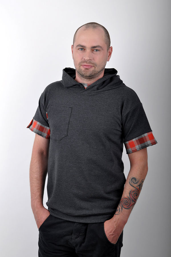 SquariX man hoody T-shirt