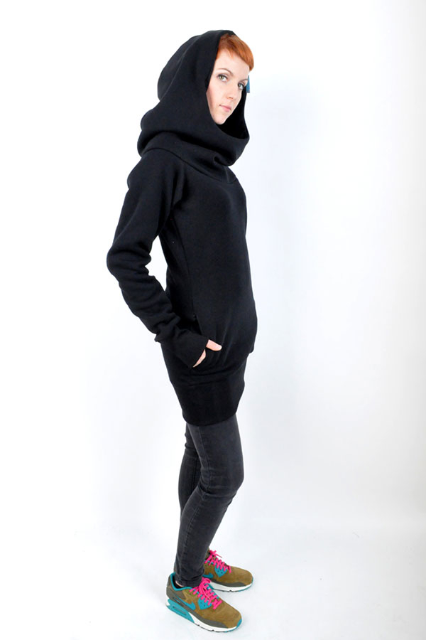Basic hoodiX black