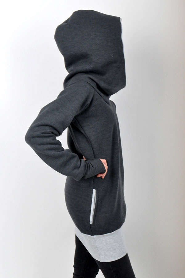 Basic hoodiX Melange