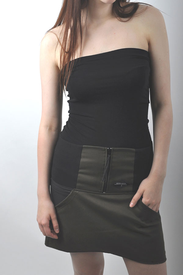 DifferentiX skirt khaki/black