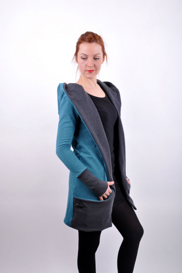 Cardihoodix blue/grey