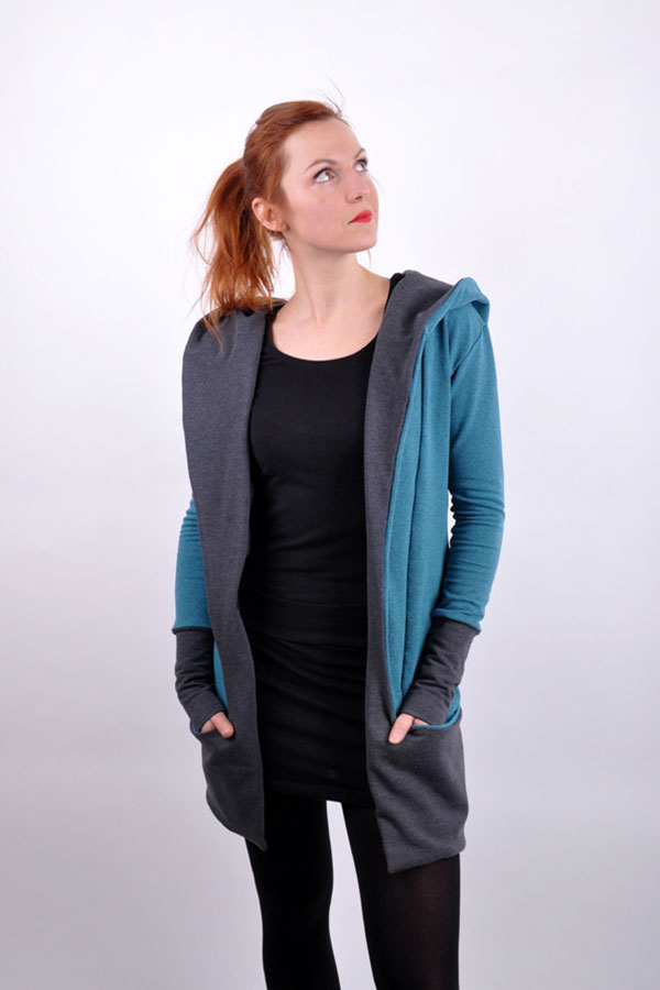 Cardihoodix blue/grey