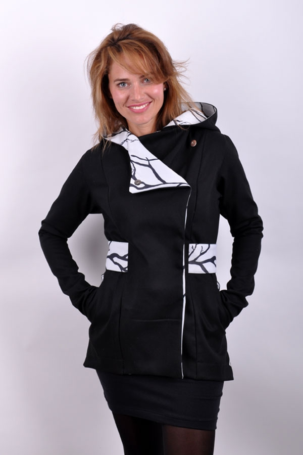 SpiritiX coat black/white