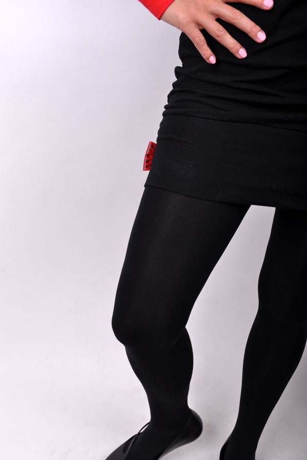 TriangliX hoody dress black/red
