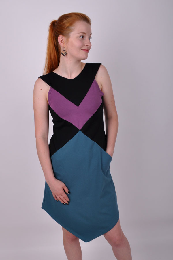 PointiX dress purple/blue