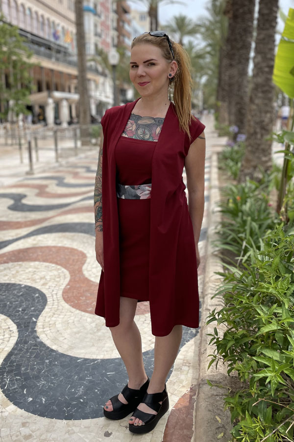 LappetiX dress bordo