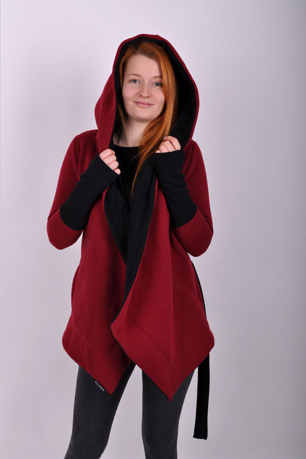 CardiganiX bordo/black