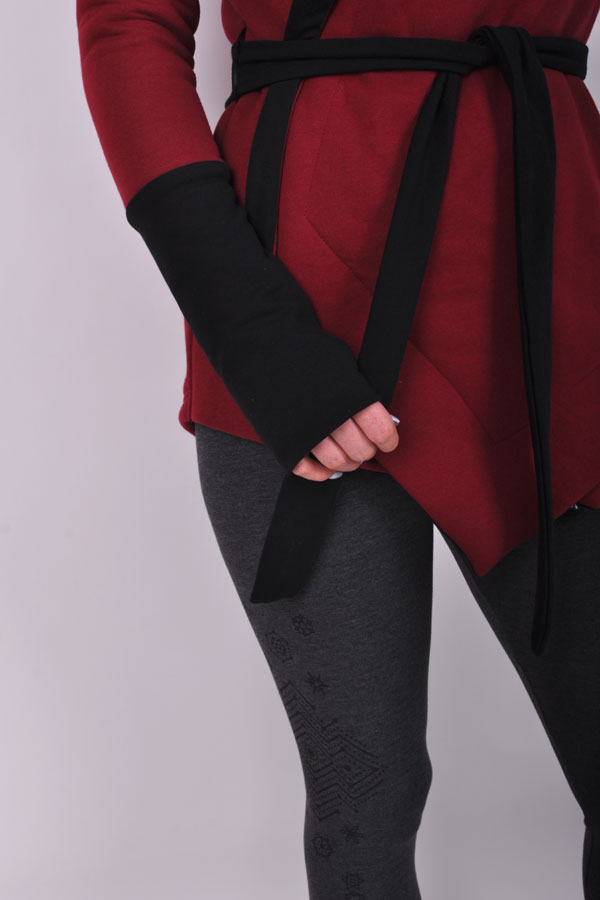 CardiganiX bordo/black