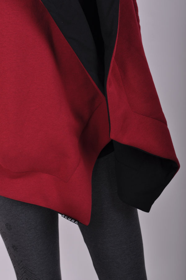 CardiganiX bordo/black