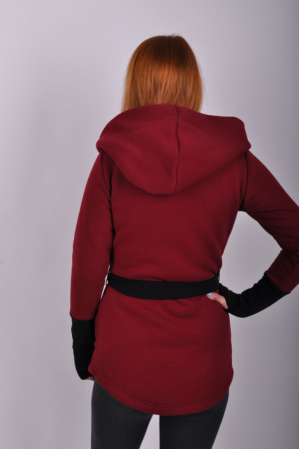 CardiganiX bordo/black
