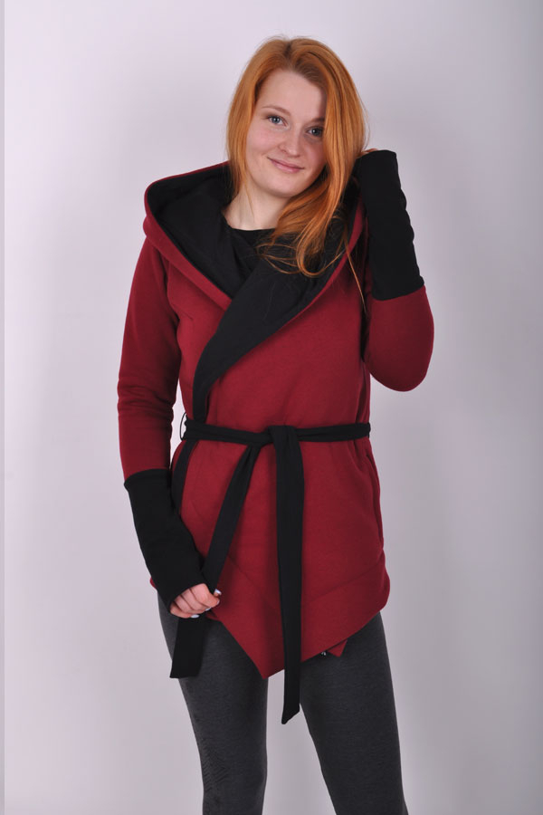 CardiganiX bordo/black