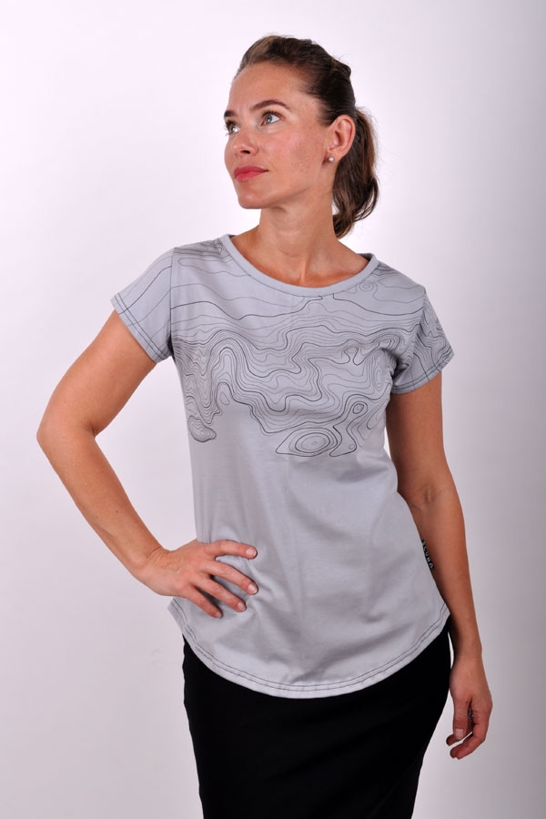 ContourliniX t-shirt light grey