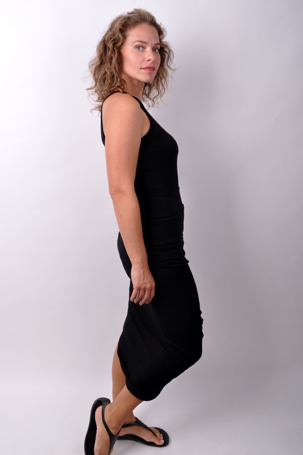 Folded skirtiX black