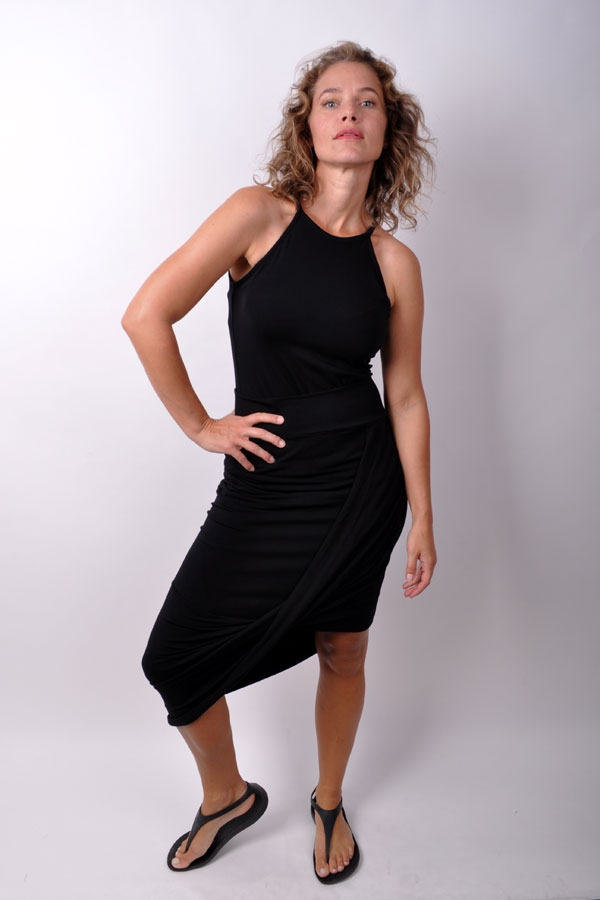 Folded skirtiX black