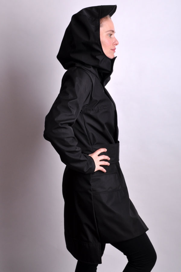 HorizontaliX coat black