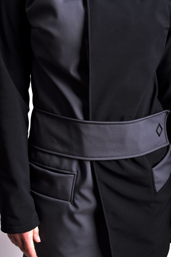 HorizontaliX coat black/grey
