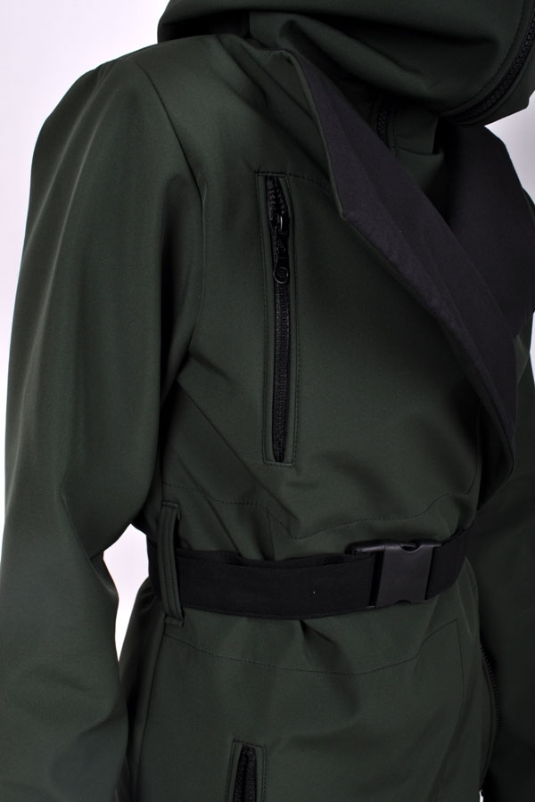 LineariX coat green / black