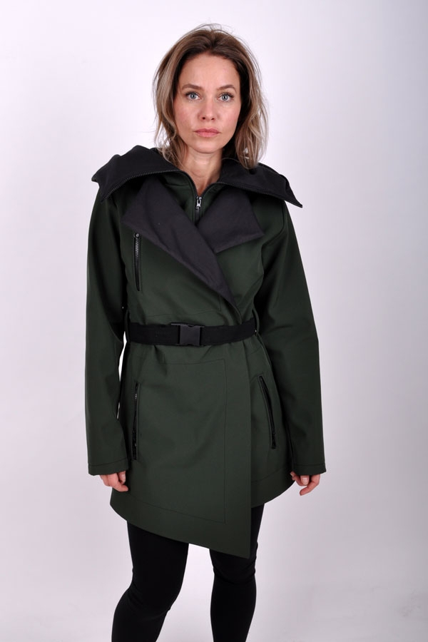LineariX coat green / black