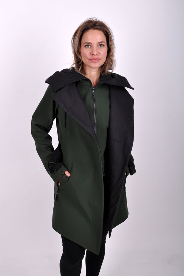 LineariX coat green / black