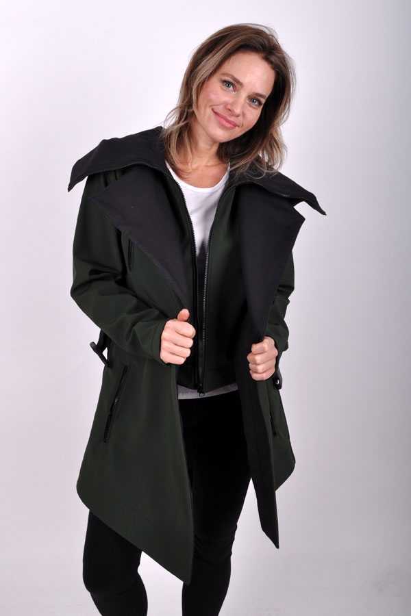 LineariX coat green / black