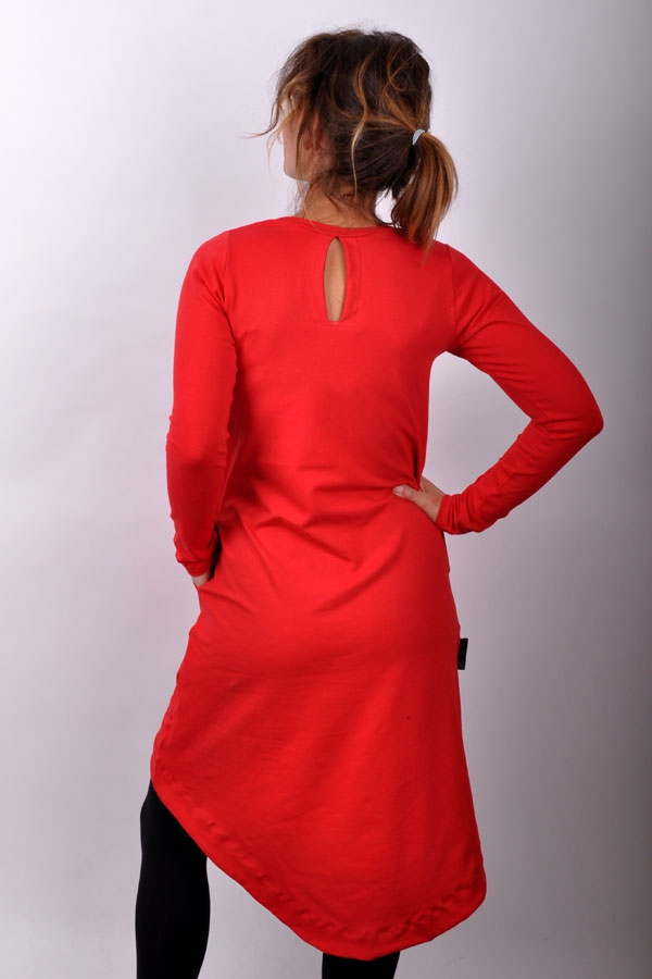 RoundiX dress RED/long sleeve