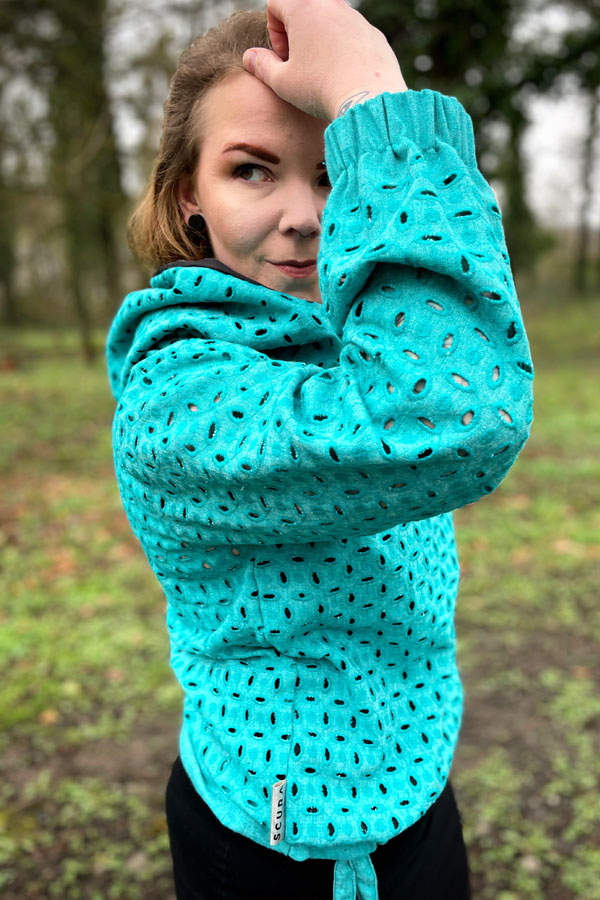 MadeiriX hoody TYRKYS LIMITED