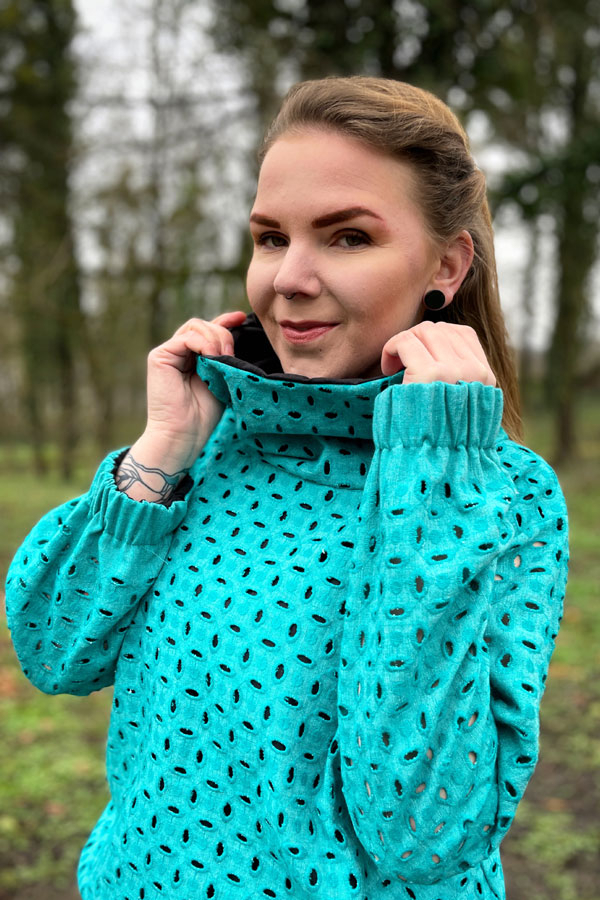 MadeiriX hoody TYRKYS LIMITED