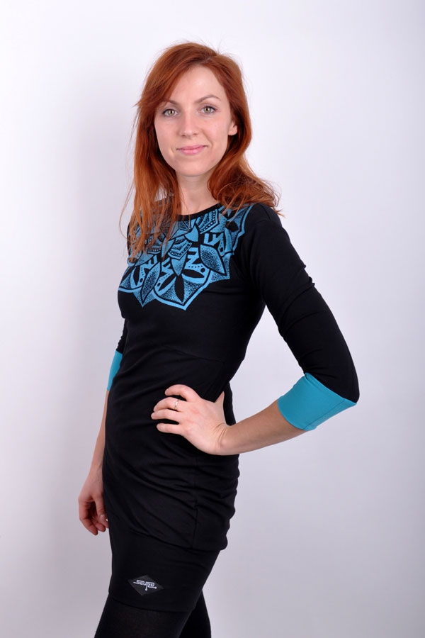 MandaliX dress black/tyrkys