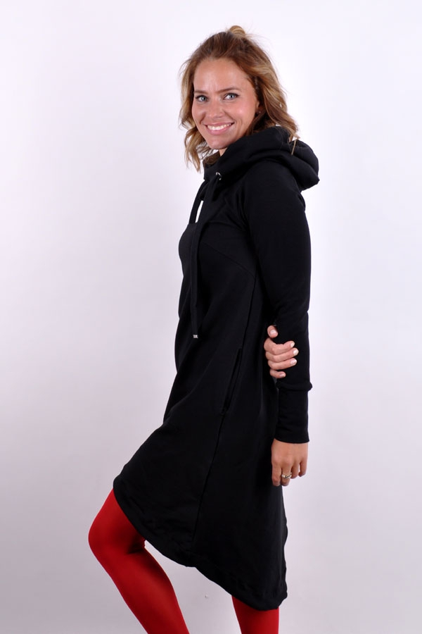RoundiX WINTER hoody dress black