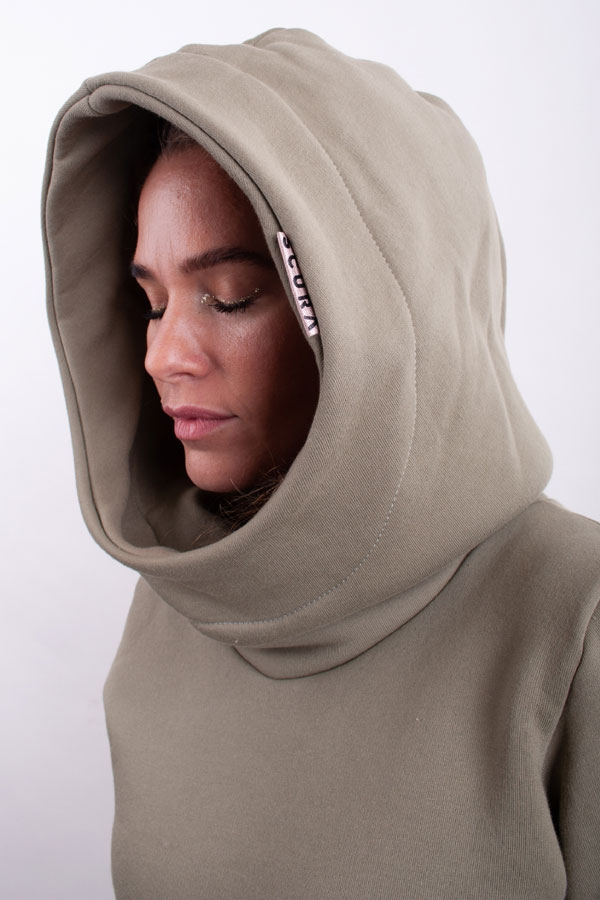 WarmiX hoody light khaki