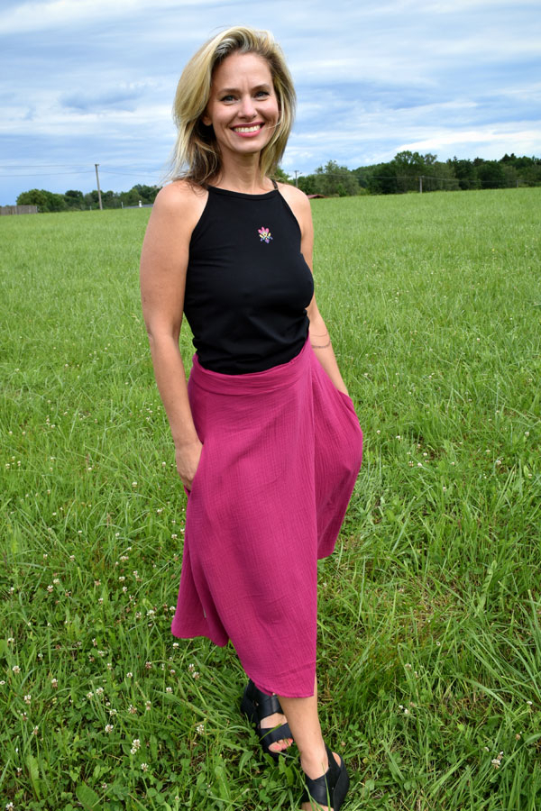 WrapiX skirt / mušelín / výběr z několika barev