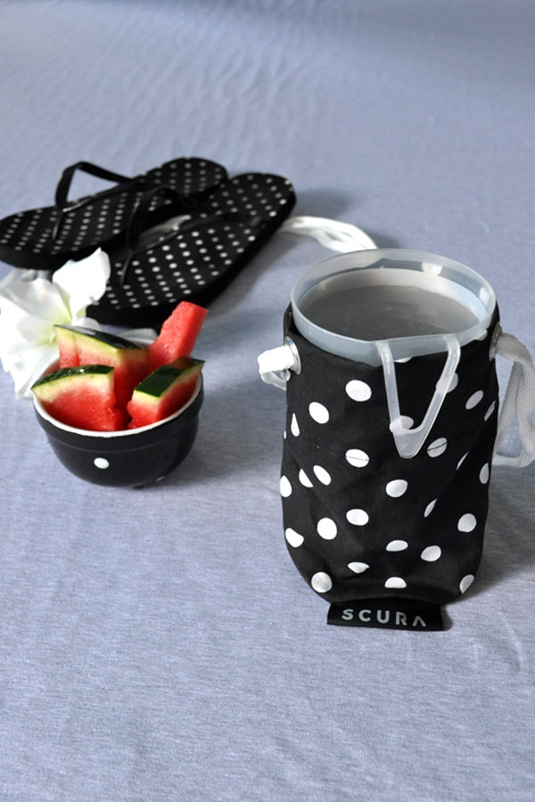 NickNack bagiX black/white dot