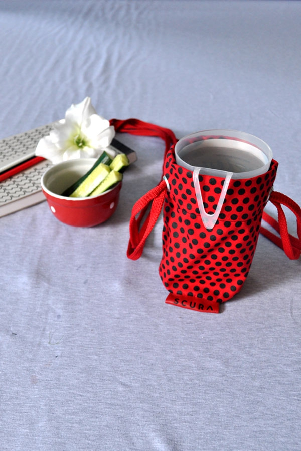 NickNack bagiX red/black dot