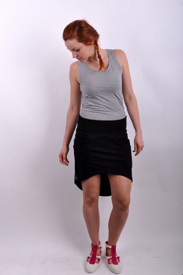 Rounded skirtiX black