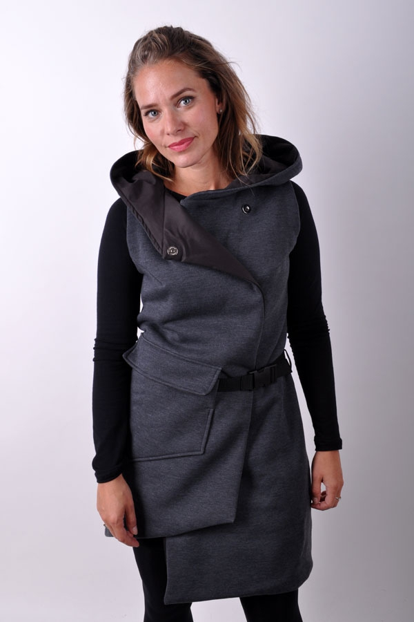 PocketiX vest grey melange