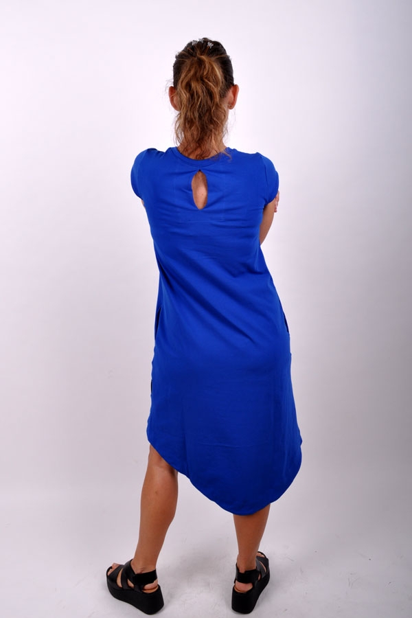 RoundiX dress blue / short sleeve
