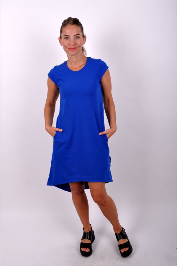 RoundiX dress blue / short sleeve
