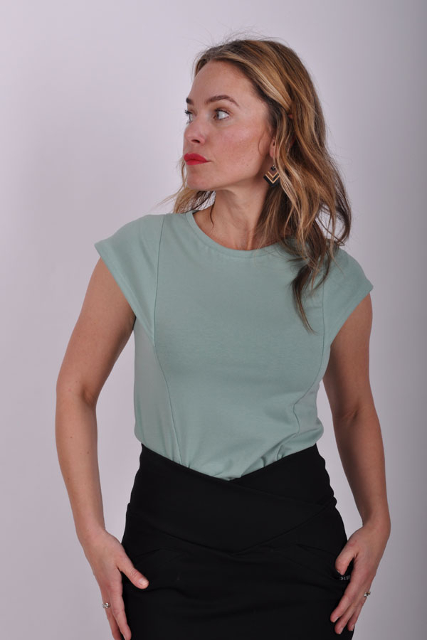 SleeviX top dark mint
