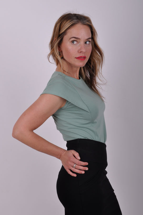SleeviX top dark mint