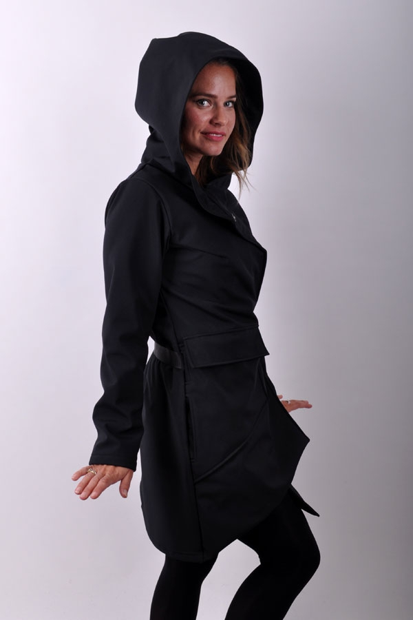 PocketiX coat softshell black