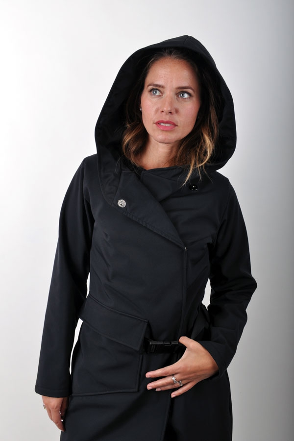 PocketiX coat softshell black