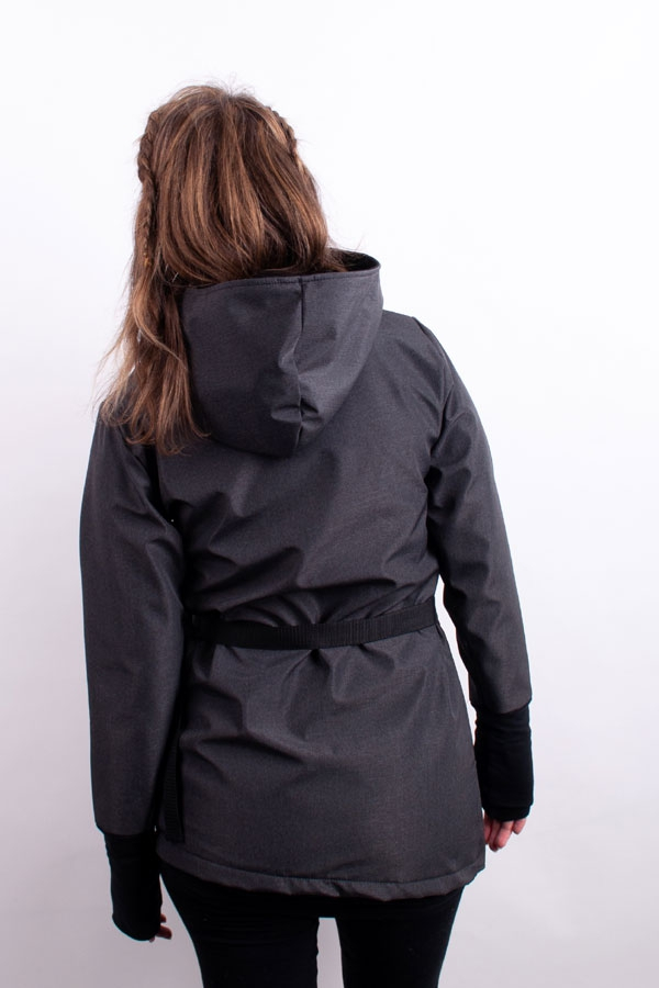 BeltiX softshell jacket grey melange