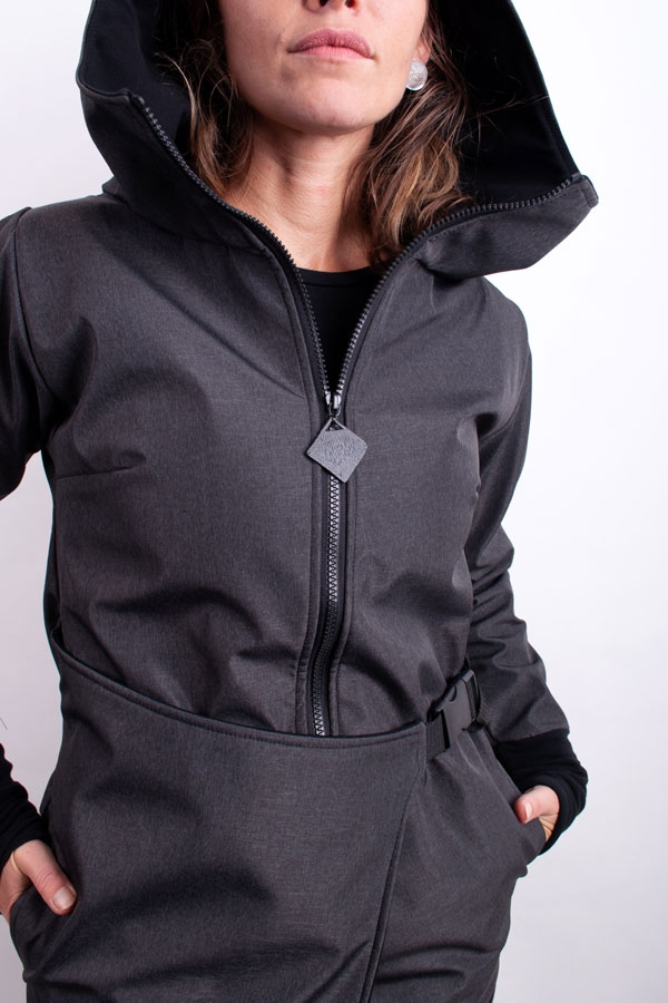 BeltiX softshell jacket grey melange