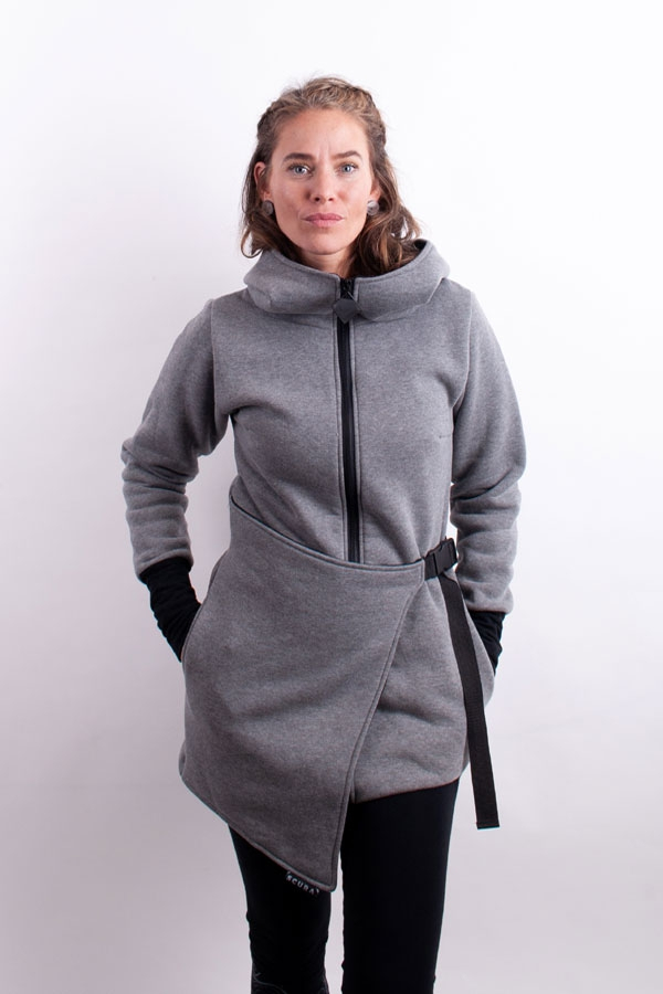 BeltiX warm hoody grey melange