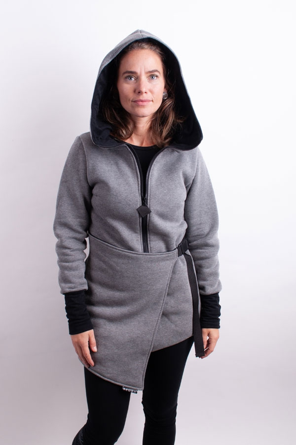 BeltiX warm hoody grey melange
