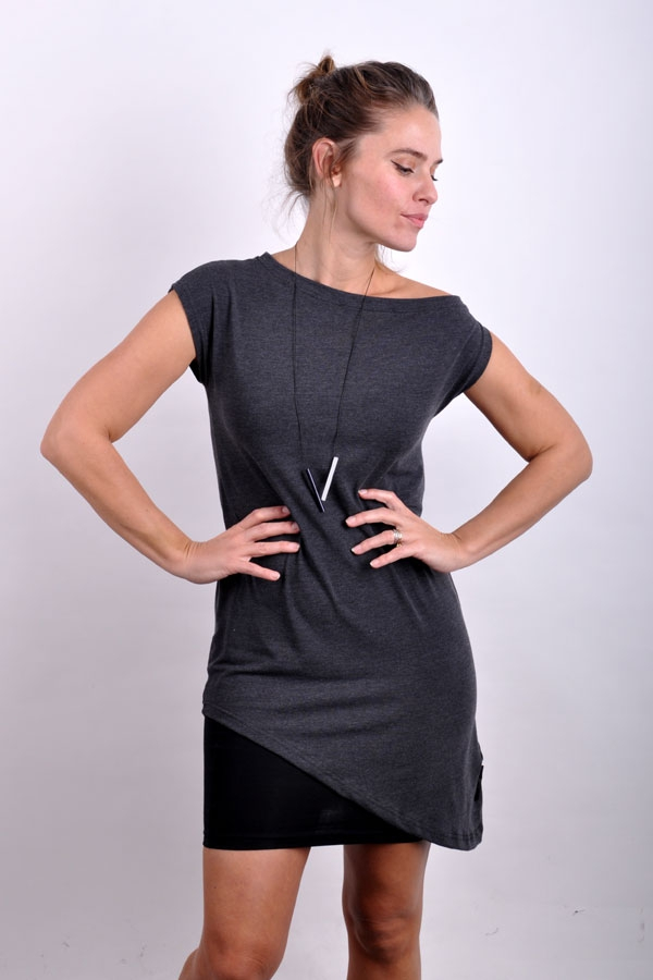 AskewiX top dark grey melange