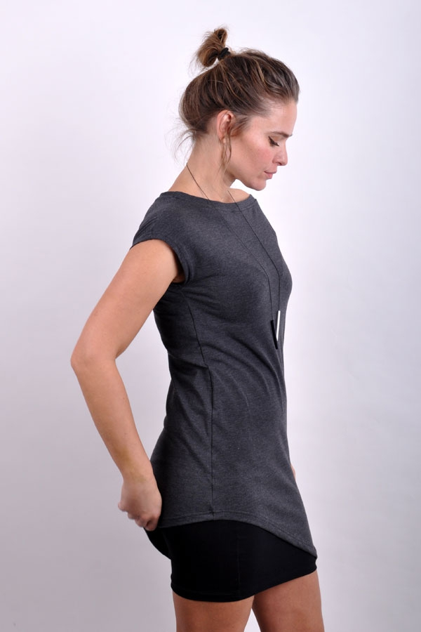 AskewiX top dark grey melange