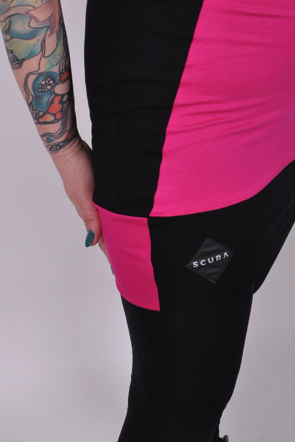 TriangliX heart top black/magenta